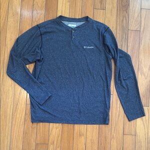 Columbia Blue Long Sleeve Performance Tee
